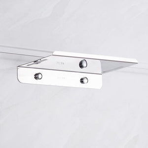 NEW Stainless Steel Toilet Paper Holder BathroomPaper Phone Holder Shelf Towel Roll shelf Accessories  Toilet Paper Holder with Phone Shelf Aluminum Bathroom Accessories Tissue Roll Dispenser Storage Rack Wall Mounted Modern Paper Towel Adapter