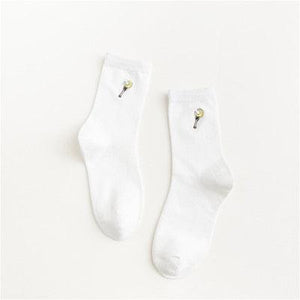 Combed Out Of Pure Cotton Socks Autumn Cute Japanese Harajuku Planet Magic Array Embroidery Long Socks Korean Style Kawaii Girls Socks For Men And Women