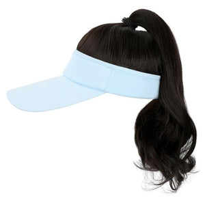 Ponytail Extension Cap hair Synthetic Wig Curly Wavy Wigs with Visor Hat hair Wigs for Women Hat Baseball Wigs For Black Women Cosplay Wigs For Women