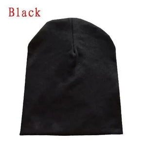 New Trendy  Baby Street Dance Hip Hat Cotton Spring Autumn Toddler Cap Scarf For Boys Girls Winter Warm Solid Color Children Hat Men's Winter Hat Warm Orange Yellow Red Blue Black Knitted Casual Hat