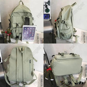 New Trendy Nylon Backpack For Women, Girls And Boy Stylish Travel Mesh, Student College School Bag, Cool Laptop Backpack For Women And Men