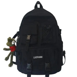 New Trendy Nylon Backpack For Women, Girls And Boy Stylish Travel Mesh, Student College School Bag, Cool Laptop Backpack For Women And Men