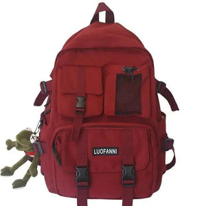 New Trendy Nylon Backpack For Women, Girls And Boy Stylish Travel Mesh, Student College School Bag, Cool Laptop Backpack For Women And Men