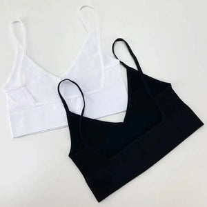 New Trendy Open Back Bra Seamless Brassiere, Comfortable Top Women Wire free Low Back Underwear No Pad Unlined Backless Bra