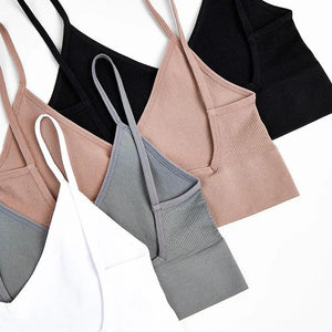 New Trendy Open Back Bra Seamless Brassiere, Comfortable Top Women Wire free Low Back Underwear No Pad Unlined Backless Bra