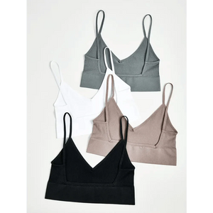 New Trendy Open Back Bra Seamless Brassiere, Comfortable Top Women Wire free Low Back Underwear No Pad Unlined Backless Bra