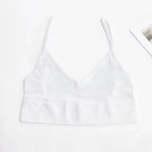 New Trendy Open Back Bra Seamless Brassiere, Comfortable Top Women Wire free Low Back Underwear No Pad Unlined Backless Bra