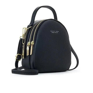 New Versatile Big Capacity 3 Layer Women Backpack Fashionable Small Backpack For Ladies Soft Leather Shoulder Crossbody bag for Female