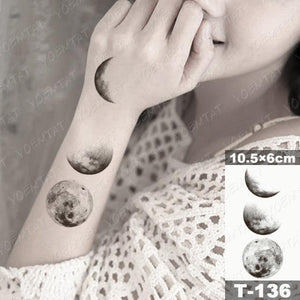 New Waterproof Temporary Tattoo Sticker Deer Animal Flash Tatoo Black Line Body Art Small Decorative Design For Womens Boys