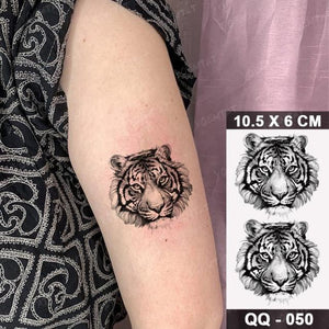 New Waterproof Temporary Tattoo Sticker Deer Animal Flash Tatoo Black Line Body Art Small Decorative Design For Womens Boys