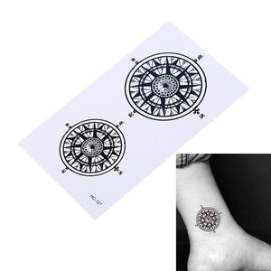 New Waterproof Temporary Wolf Sticker Tattoo Mens Modern Tattoo Realistic Design