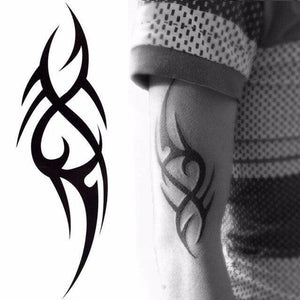 New Waterproof Temporary Wolf Sticker Tattoo Mens Modern Tattoo Realistic Design