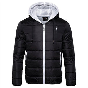 New Waterproof Winter Jacket Men Hooded Warm Autumn Jacket Windproof Hooded  Men Blue Comfortable Men's Jackets Lightweight Hiking Jackets For Ski Winter Coat