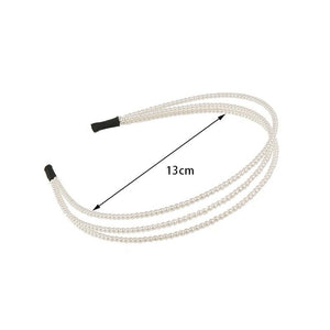 New Women Elegant Full Pearls Simple Hairbands Sweet Headband Hair Hoops Holder Ornament Head Band Lady Fashion Gorgeous Hair Accessories For Women