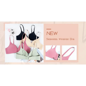 New Women Lingerie U Backless Bras Underwear Deep U Low Cut Push Up Bra Female Breathable Bra