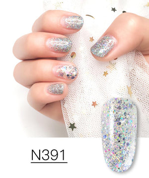 New Womens Fashion Gel Nail Polish UV LED Semi Permanent Matt Glossy Effect Luxury Manicure Design