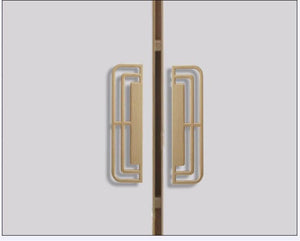 New Zinc Alloy Modern Style Bedroom Cabinet Furniture Door Handle Imitation Copper Antique Furniture Closet Door Knob  Cabinet Furniture Door Handle Imitation Copper Antique Furniture Closet Door Knobs 2.2CM