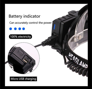 Newest  Waterproof XHP199 16-Core Super Bright Powerful Lantern Headlamp XHP110 LED USB  Flashlight XHP50 Headlight Rechargeable 18650 Zoom Torch Light