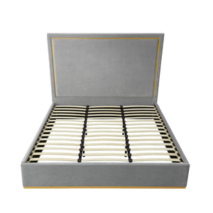 Addalyn Velvet Platform Bed