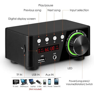 Nobsound 100W Mini Bluetooth 5.0 Power Amplifier