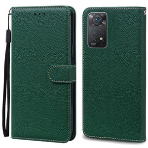 Note 11 Case For Xiaomi Redmi Note 11 11S Case Leather Wallet Flip Case For Redmi Note 11 Pro Phone Cases Note 11S Cover High Quality Flip Leather Wallet Case