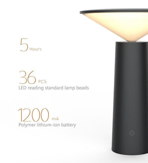Novelty Bedroom Reading Book Light Modern Desk Lamp USB LED Table Lamp Touch Sensor Control for Home Office Decoration Decorative Table Lamp Cute Study Lamps for Bedroom Décor