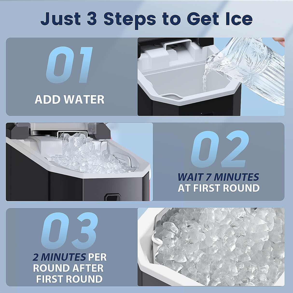 Nugget Pebble Ice Maker Countertop Z5815NA