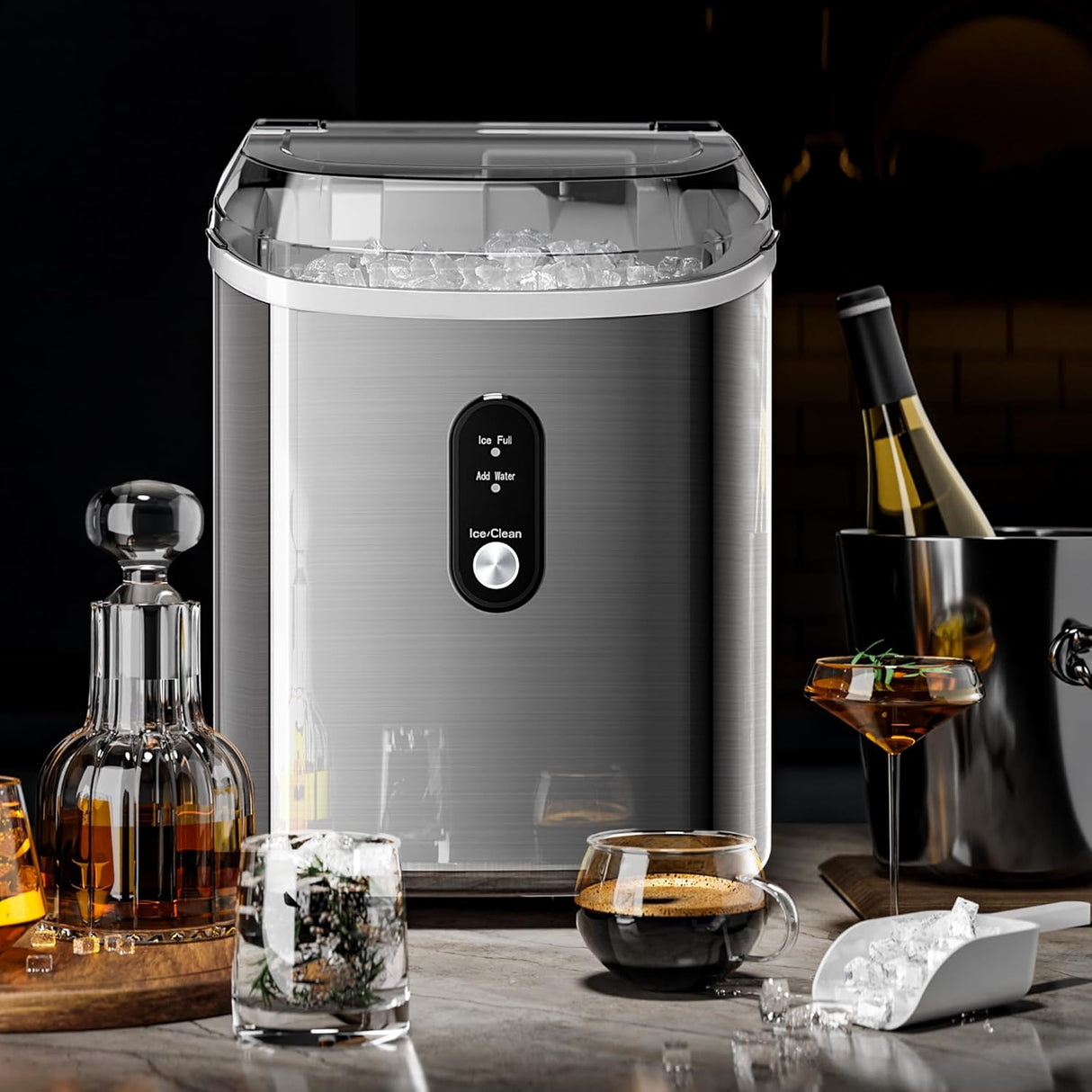 Nugget Sonic Ice Maker Stainless Steel Z5815SNH