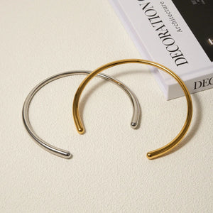 Glossy Collar Neck Ring Necklace