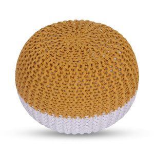 Mylah Hand Knitted Pouf