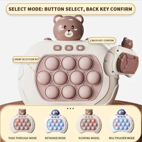 Fast Push Light-Up Bubble Game Console