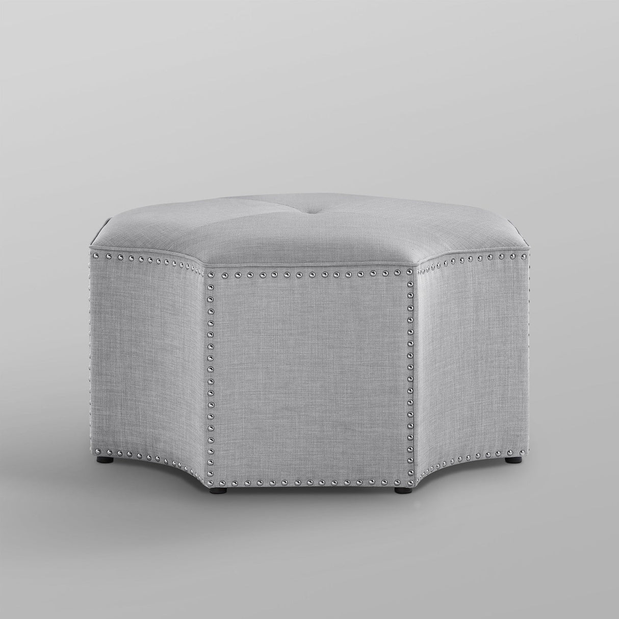 Fiorella Linen Cocktail Ottoman
