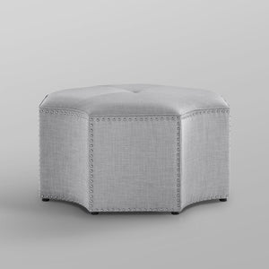 Fiorella Linen Cocktail Ottoman