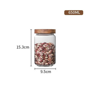 Glass Airtight Kitchen Storage Jar