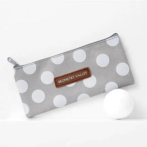 Office Simple Print Stationery Pencil Case Classic Design Pencil Pouch Simple Storage Bag