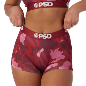PSD Womens Pb Silk Boy Shorts Multi L