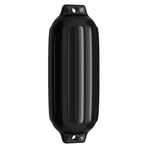 4 Ribbed Marine 8.5" x 27"  Boat Fender Vinyl Bumper-Black