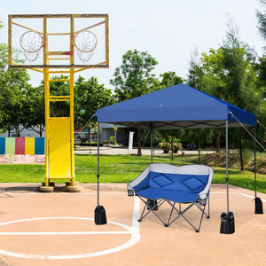 8 ™x8' Outdoor Pop up Canopy Tent  w/Roller Bag-Blue