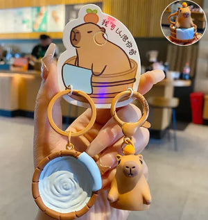 Couple A Pair Of Buckles Creative Keychain