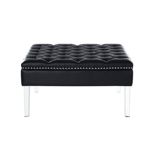 Coco PU Leather Cocktail Ottoman