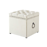 Ella Linen Storage Ottoman
