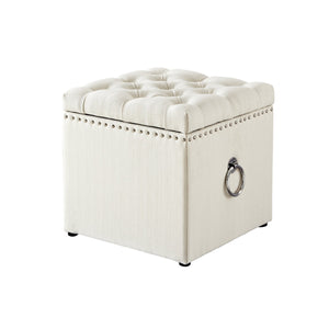 Ella Linen Storage Ottoman