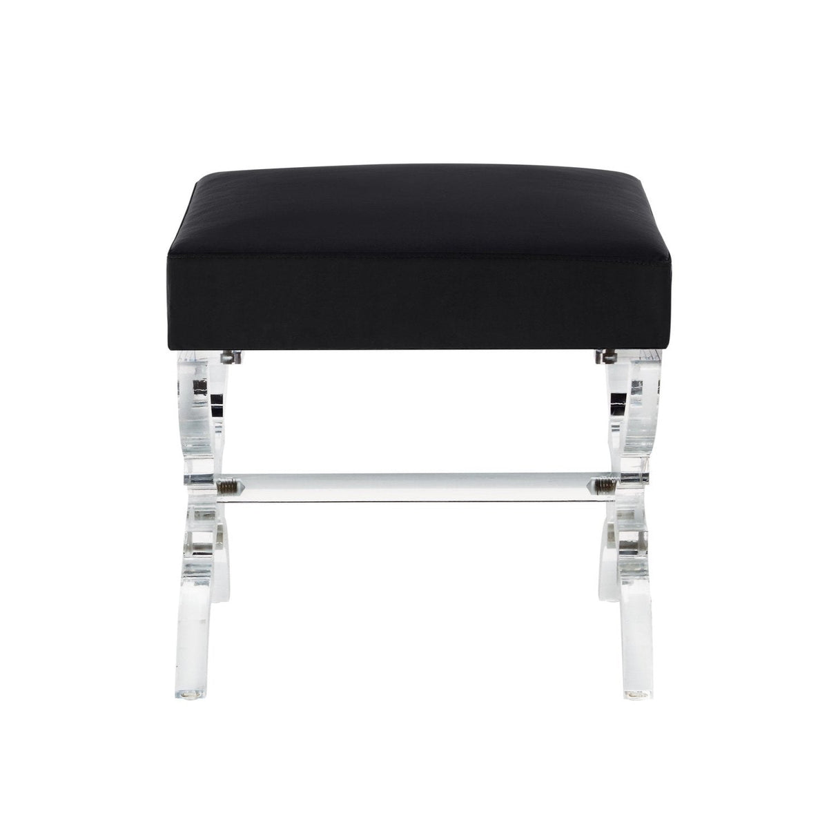 Giselle Velvet X-Leg Ottoman