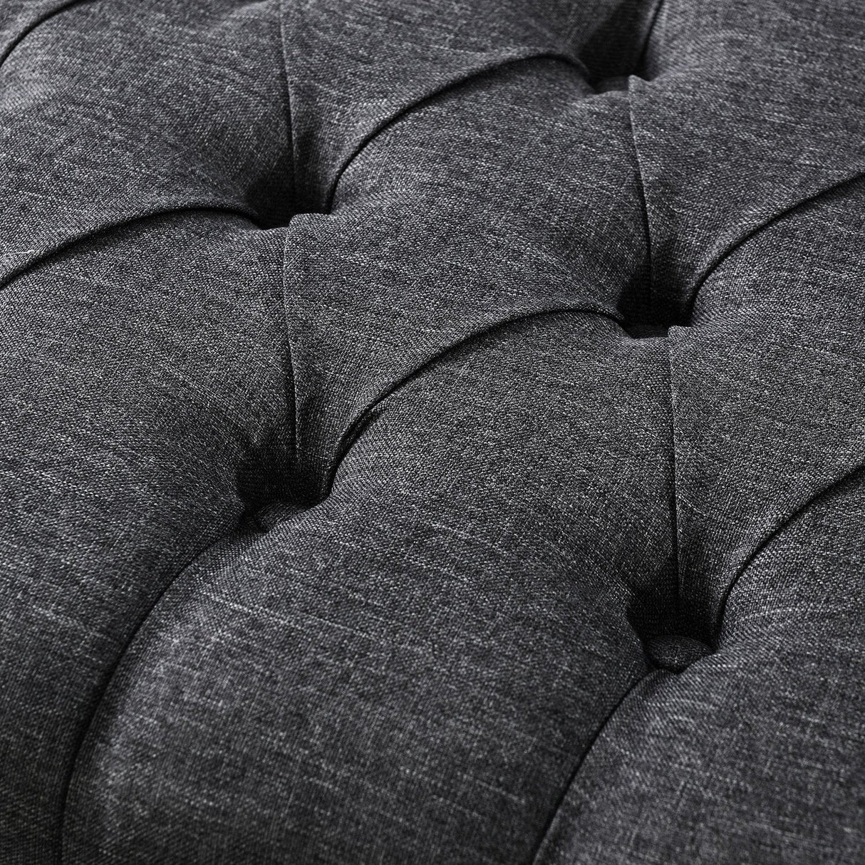 Louis Linen X-Leg Ottoman