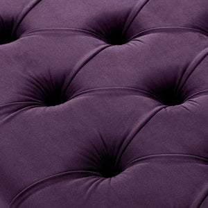 Louis Velvet X-Leg Ottoman