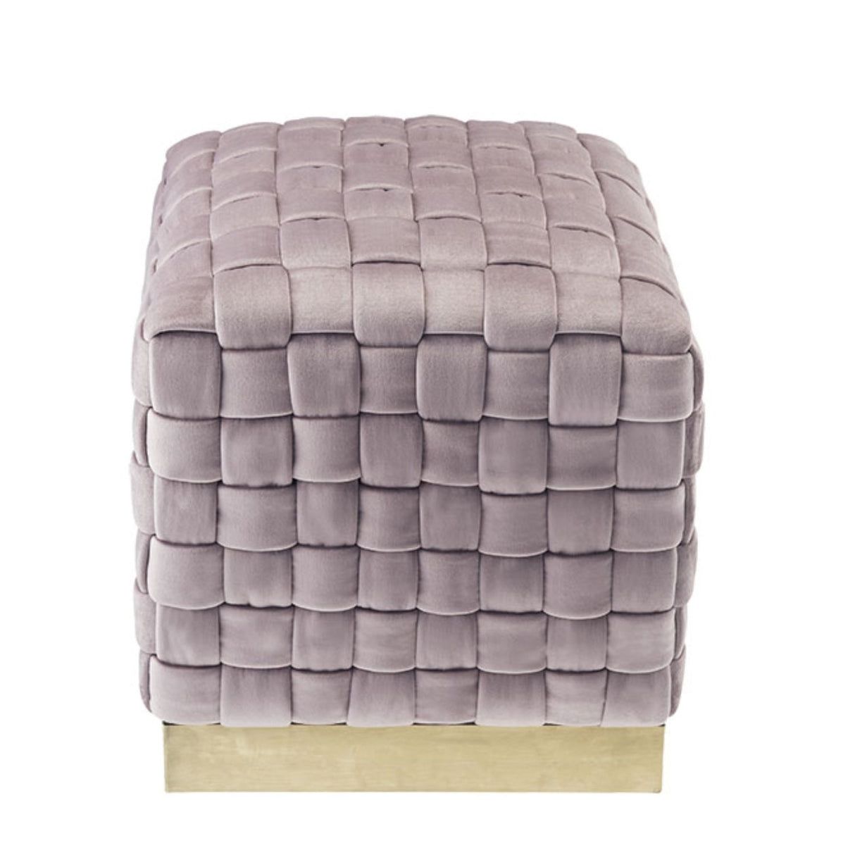 Satine Velvet Ottoman