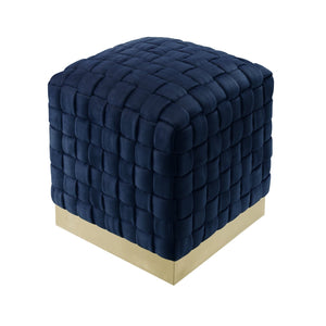 Satine Velvet Ottoman