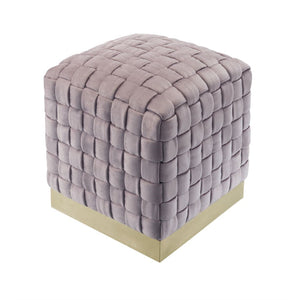 Satine Velvet Ottoman
