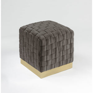 Satine Velvet Ottoman