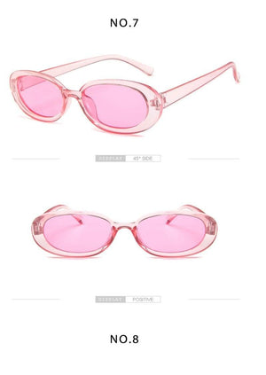 Oval Sunglasses For Women Retro Designer Glasses For  Women/Men Small Eyewear For Women Tiny Small 90s Sunglasses Women Polarized Retro Oval Sunglasses Tinted Glasses